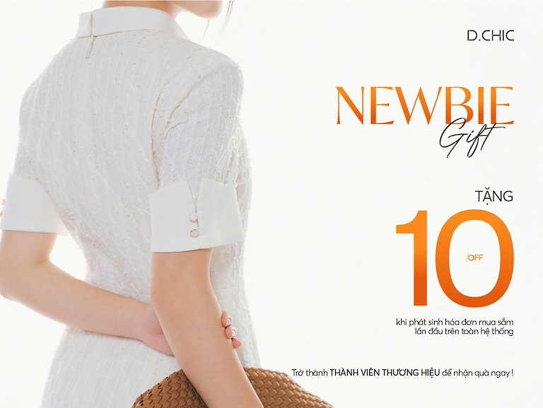 NEWBIE GIFTS - TẶNG E-CODE 10% CHÀO MỪNG BẠN MỚI